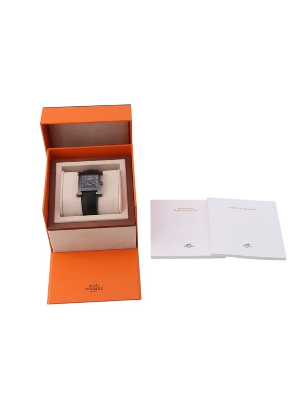 Hermes Watch Large Gray Dial